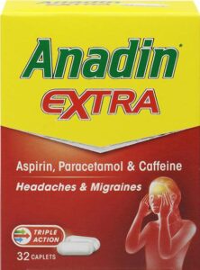 Anadin Extra 32 Caplets 300mg/200mg/45mg