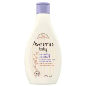 Aveeno Baby Calming Comfort Bedtime Bath & Wash (250ml)