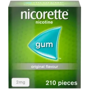 Nicorette 2mg Original Gum (210 Pieces)