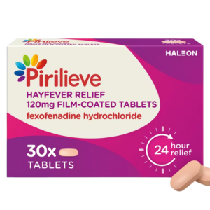 Pirilieve Hayfever Relief Tablets 120mg (30)