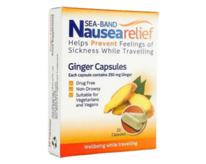 Sea-Band Ginger Capsules (20 Capsules)