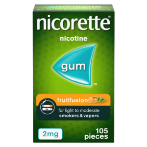 Nicorette FruitFusion 2mg Gum (105 Pieces)