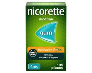 Nicorette FruitFusion 4mg Gum (105 Pieces)