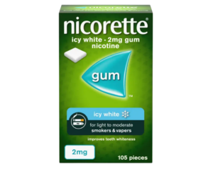 Nicorette 2mg Icy White Gum