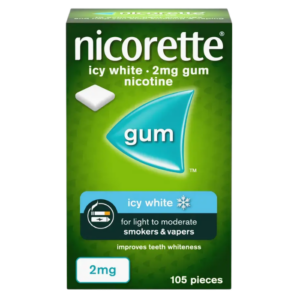 Nicorette 2mg Icy White Gum