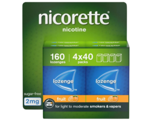Nicorette Fruit Lozenges 2mg (160 Lozenges)
