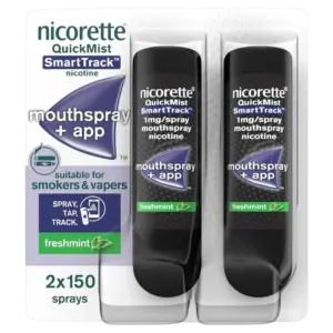 Nicorette QuickMist SmartTrack Mouthspray Duo 1mg (13.2ml)