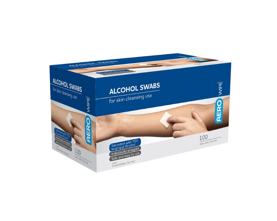 100 Alcohol Swabs