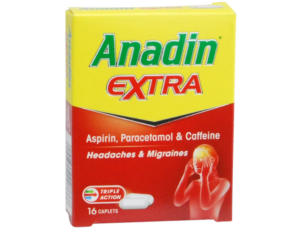Anadin Extra 16 Caplets 300mg/200mg/45mg